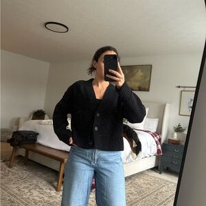 Abercrombie & Fitch Classic Black Cardigan